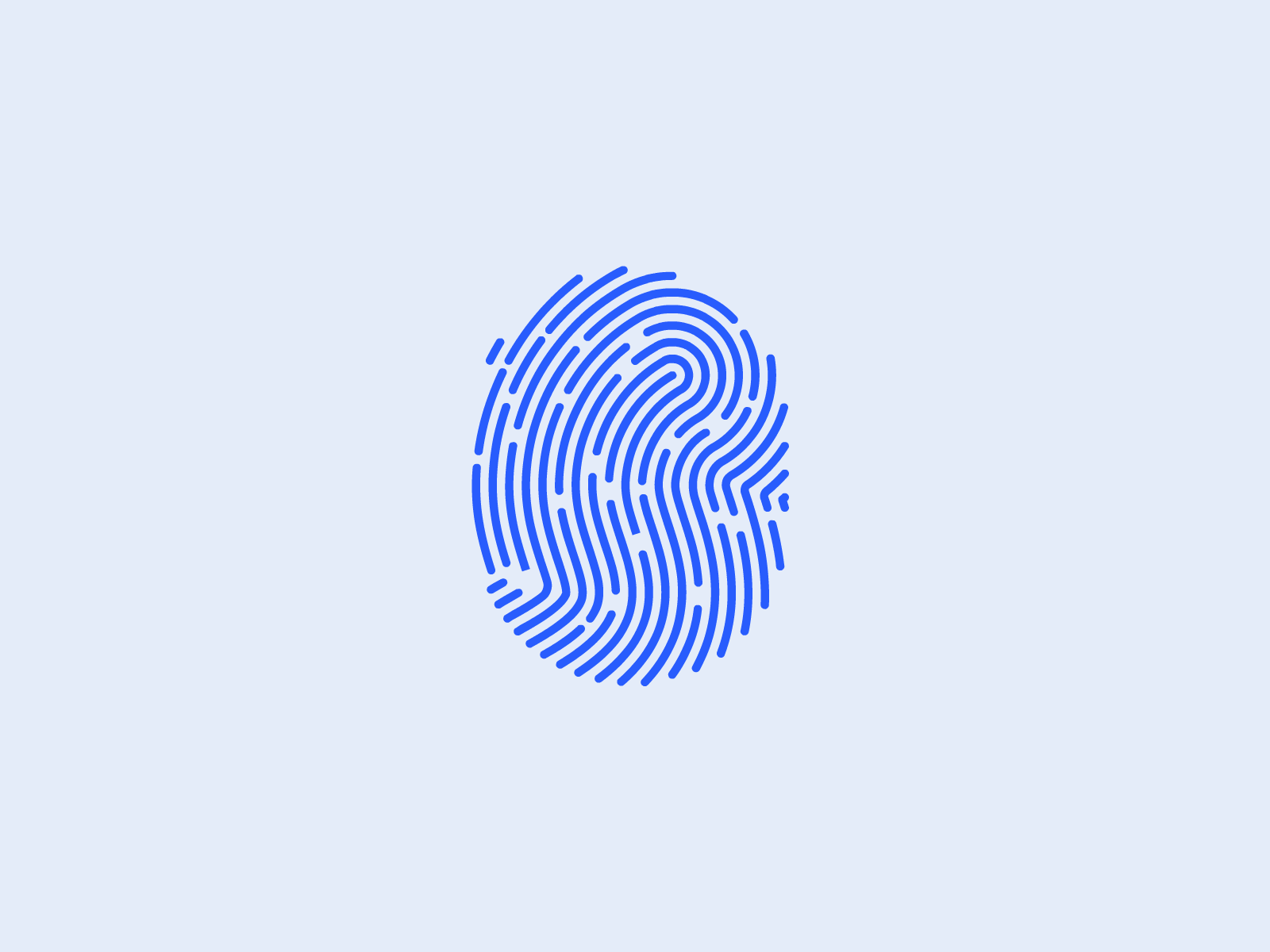 Finger Print - Animated Gif 2d animation app branding design flat icon illustration logo minimal typography ui ux vector web website