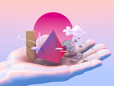 shapes 3d abstract cinema4d digitalart graphic design