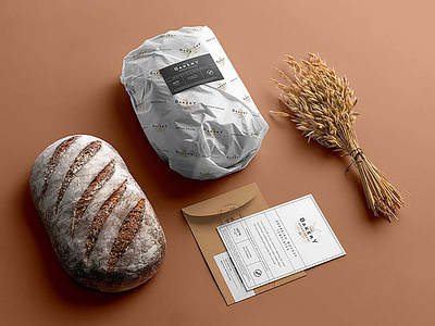 Bakery Mockup Free PSD