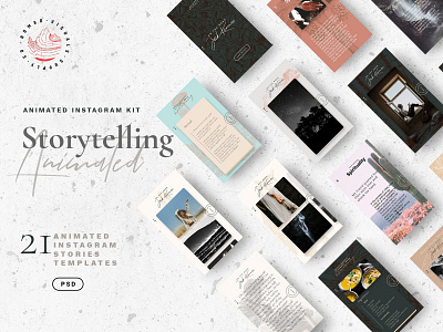 Storytelling Animated Stories Kit animated freebies instagram stories instagram templates