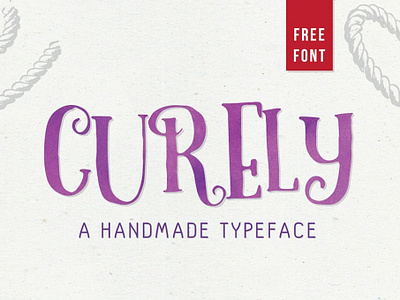 Curely – Free Handmade Font