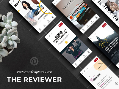 The Reviewer Pinterest Templates freebies pinterest template reviews social media socialmob