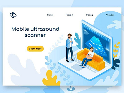 Isometric Medical Vector Sample isometric medical medical app ultrason