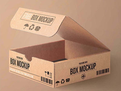 Free Carton Packaging Box Mockup