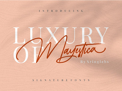 Mayestica - Luxury Signature Font Free font freebies luxury signature font