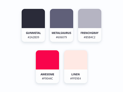 ADDC · Color Palette android app color design interactive interface ios iphone mobile palette ui ux