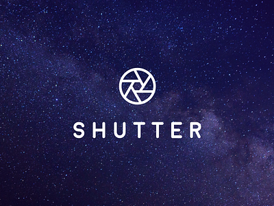 Shutter Logo app apple camera logo photo shutter sky stars tv