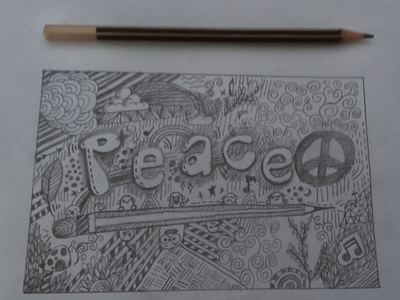 Art Pencil Drawing Peace designs, themes, templates and downloadable ...