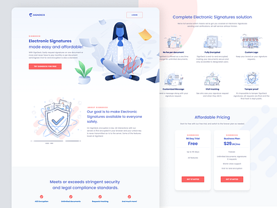 SignDeck Homepage concept