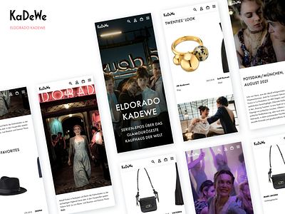 Eldorado KaDeWe - Series Fanshop berlin branding e commerce fanshop netflix series tv ui ux