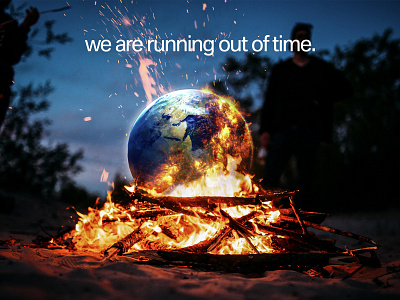 running out of time. amazon earth environment fire help overlays photoshop