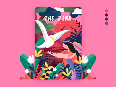 the pink design 插图