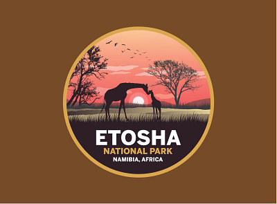 badgelogo Etosha badge design badge logo badgedesign badges flat illustration graphicdesign graphics graphics design illustration illustrations illustrator logo logodesign logos logotype