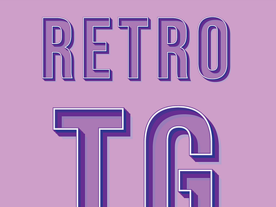 Retro Typography
