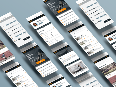 Fitted app design ui ux