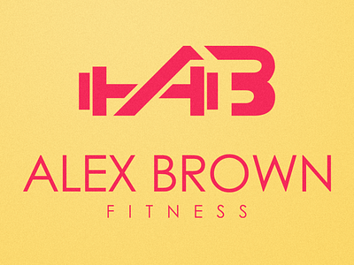 ABF - ALEX BROWN FITNESS CUSTOM LOGO & BRANDING DESIGN barbell branding creative design fitness graphicdesign icon identity illustration illustrator lettering plate texture typography vector