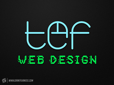 TEF WEB DESIGN | LETTER E COMPUTER MOUSE brand branding computer creative custom design graphicdesign icon identity illustration lettering logo logodesign mouse typography