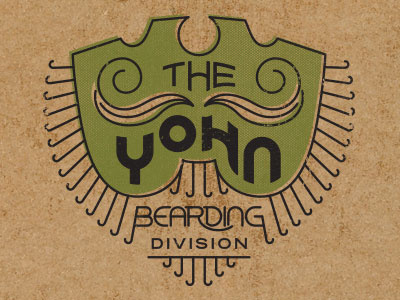Yohn Bearding Division logo beard logo movember mustache novembeard