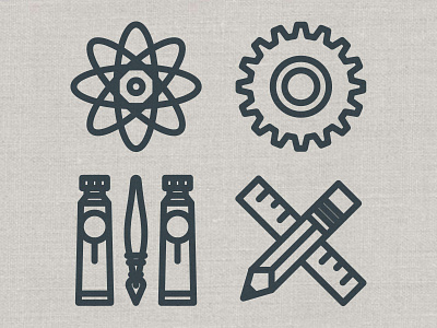 SEAD icons art design engineering icon science sead symbol
