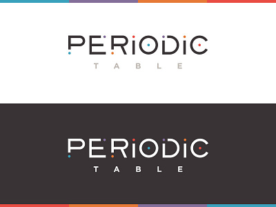 Periodic Table branding chemistry logo periodic table science