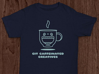 Caffeinated Creatives T-shirt caffeine coffee illustration shirt tea