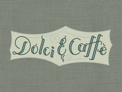 Dolci E Caffe v2 bakery coffee coffee shop logo restaurant type