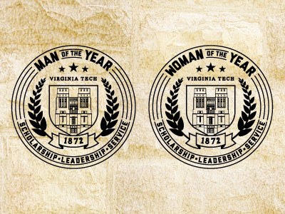 Man and Woman of the Year medal - final