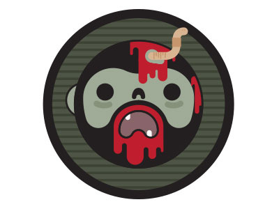 Zombie avitar avitar halloween worm zombie