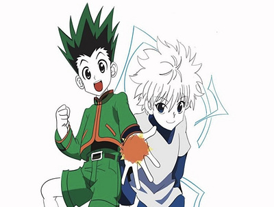 Gon & Killua design illustration photoshop vector