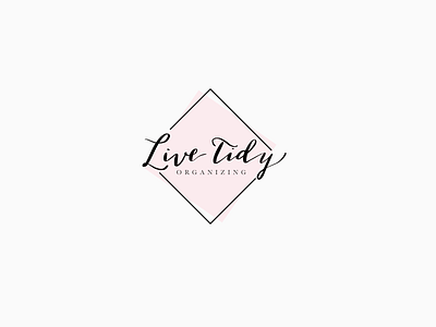 Live Tidy Organizing branding logo