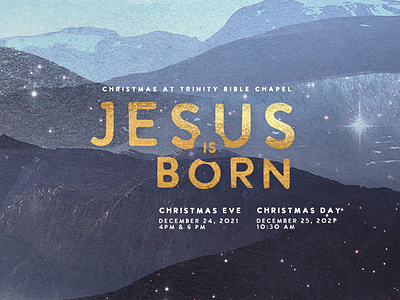 Jesus is Born - Christmas 2021 christ christmas church design