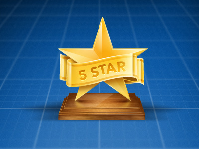 Five Star icon illustrator