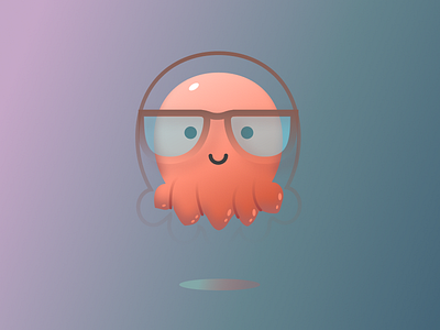 Octopus branding design illustration logo