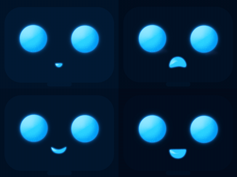 Bot Emotions animation bot cut emoji emotion gif lovely robot sweet