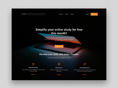 Landing Page Design Study Online