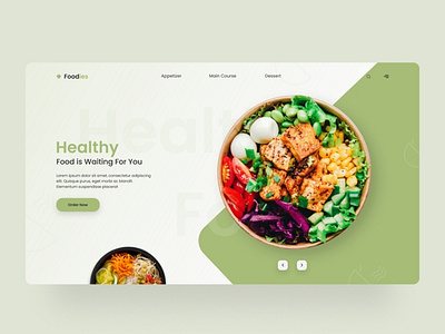 Landing Page Foodies Web