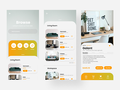 UI Design Furniture App