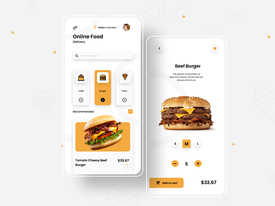 UI Design Online Food Delivery 3d animation branding businesscard design designer frontend graphic design illustration logo motion graphics namecard ui uidesigner uiux uxdesign vector