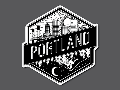 Portland Flipped design digital art digital illustration illustration pdx portland typography vector