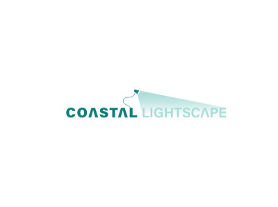Costal Lightscape Logo app branding design flat icon led lights logo logodesign logotype minimal typography website