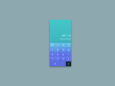 Calculator App app calculator app dailyui design ui ux