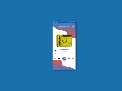 Daily UI music player animation app dailyui design music app music player ui ux