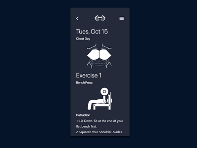 Daily UI #041 Workout Tracker