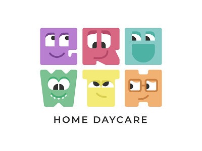 Growth + home daycare branding design graphic design illustration logo vector