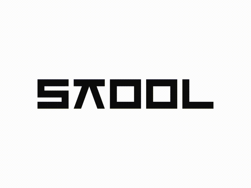 Stool clip animate branding clip cool design furnitue graphic design illustration logo logotype stool typography vector