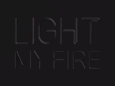 Light My Fire after effects animation motion design
