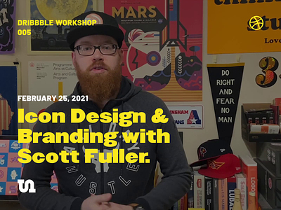 Dribbble Workshop: Icon Design & Branding with Scott Fuller! branding branding design community design dribbble dribbbleworkshops icon design icons identity identity design learning workshop