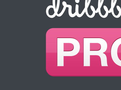 Cross your tease badge dribbble pink pro