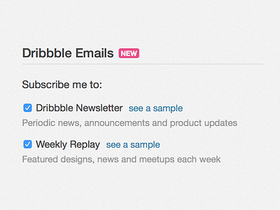 Subscribe to our newsletters dribbble form newsletter ui