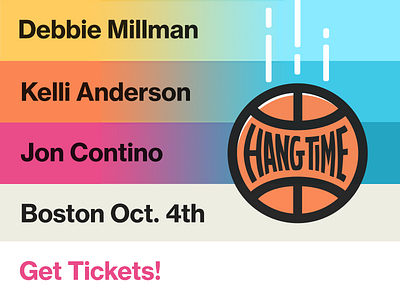 Get in the Zone: Join us for Hang Time Boston! conference dribbble meetup